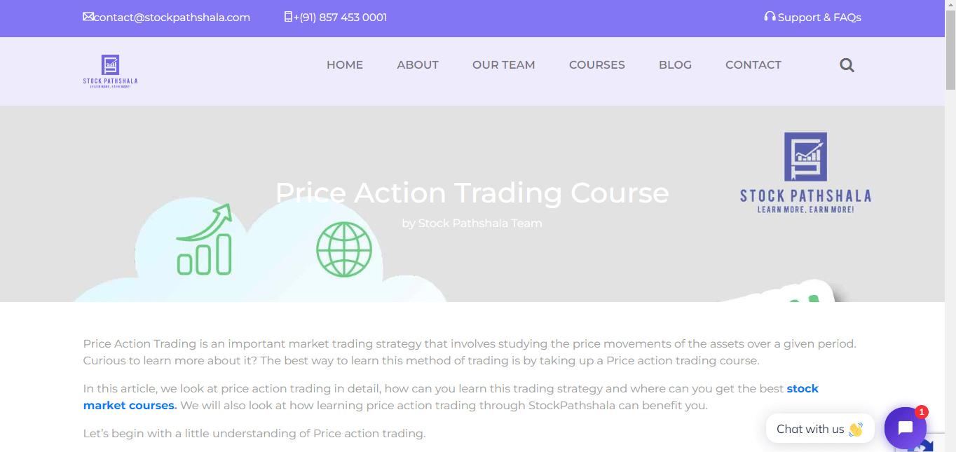 Stock Pathshala price action courses